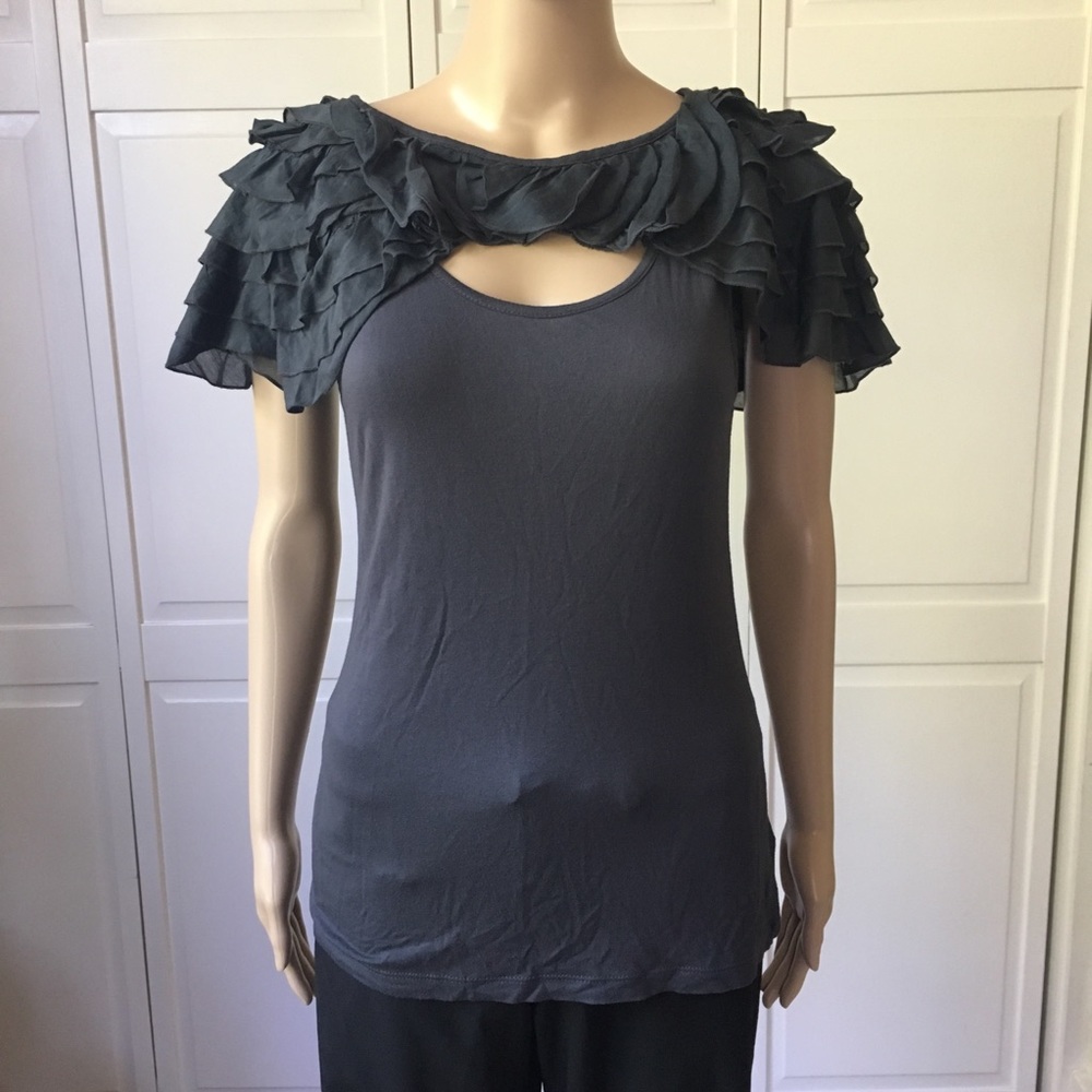 Anthropologie Deletta tank petal top Sz Sm NWOT